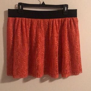 Candie's Skirts - 🍊Candie’s Orange Lacy Skirt 🍊 Candie's Skirts - 🍊Candie’s Orange Lacy Skirt 🍊